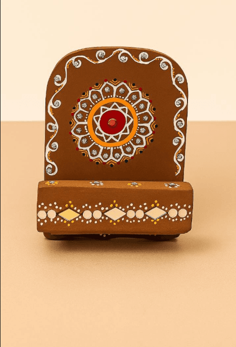 Cow Dung Phone Stand